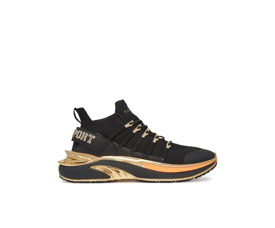 obrazek 1 Plein Sport Sneakersy Runner Chrome Surfer PADS USC0579 STE003N Czarny