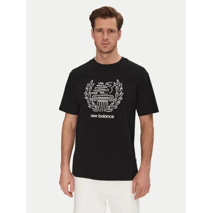 Zdjęcie New Balance T-Shirt MT51974 Czarny Relaxed Fit