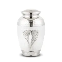 Picture A stylish urn for ashes with a unique pattern