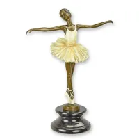Picture Exclusive sculpture of a ballerina made of bronze