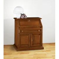Picture Secretary with 2 doors, drawer and flap - Zanini