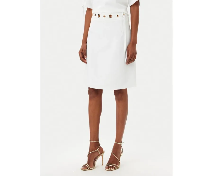 obrazek 1 ARTIGLI Spódnica mini ACGO000744 Biały Regular Fit