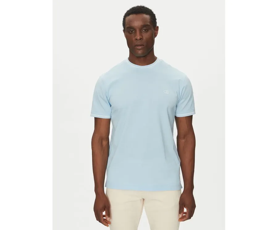 obrazek 1 Liu Jo T-Shirt QA5161 J4933 Błękitny Regular Fit