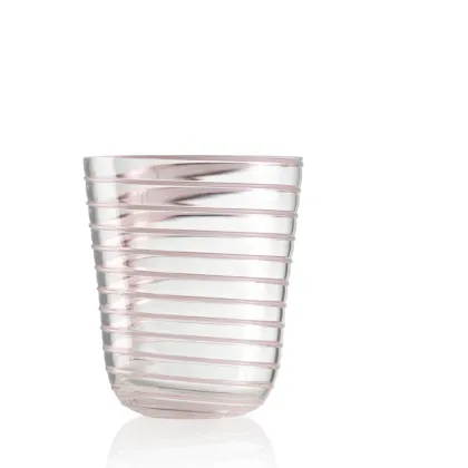 Zdjęcie Atrakcyjna szklanka do wody włoskie szkło Murano