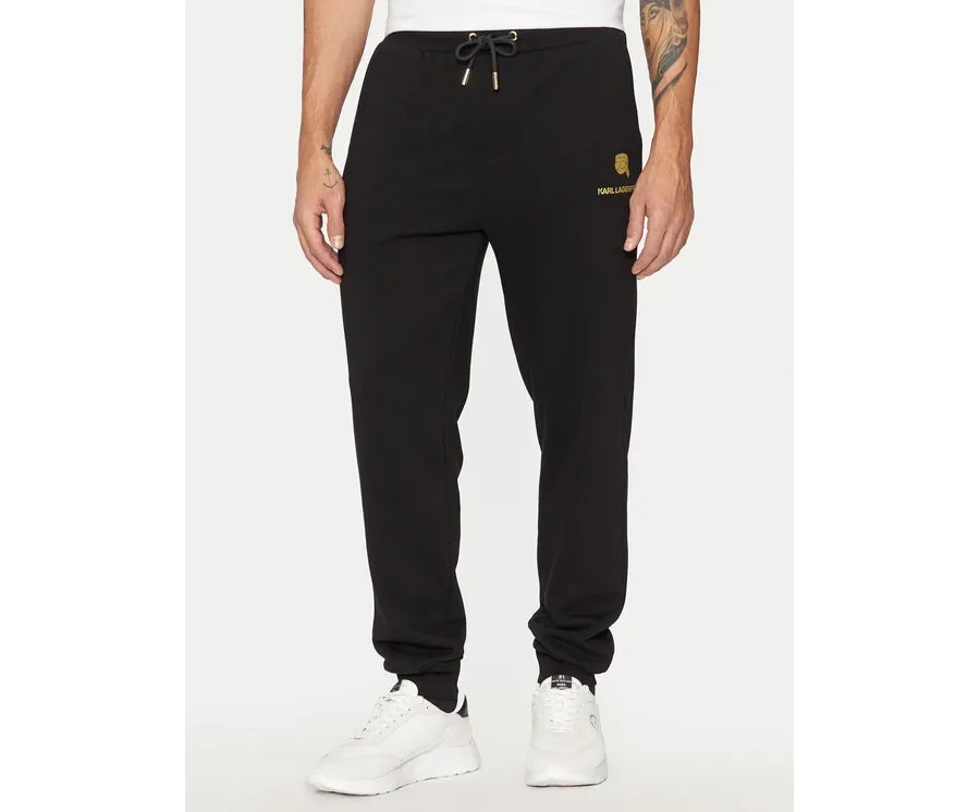 obrazek 1 KARL LAGERFELD Spodnie dresowe 705461 551900 Czarny Regular Fit