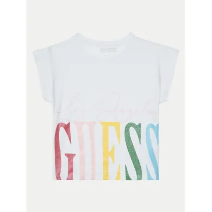 Zdjęcie Guess T-Shirt J5RI00 K6YW4 Biały Regular Fit