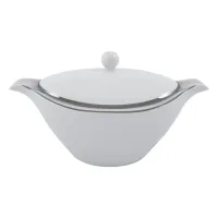 Zdjęcie Piękna porcelanowa waza z kolekcji Ethereal White - Porcel