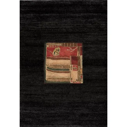 Zdjęcie Włoski wełniany dywan w czarnym kolorze - Sartori Rugs