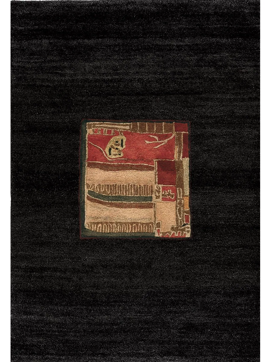 obrazek 1 Włoski wełniany dywan w czarnym kolorze - Sartori Rugs