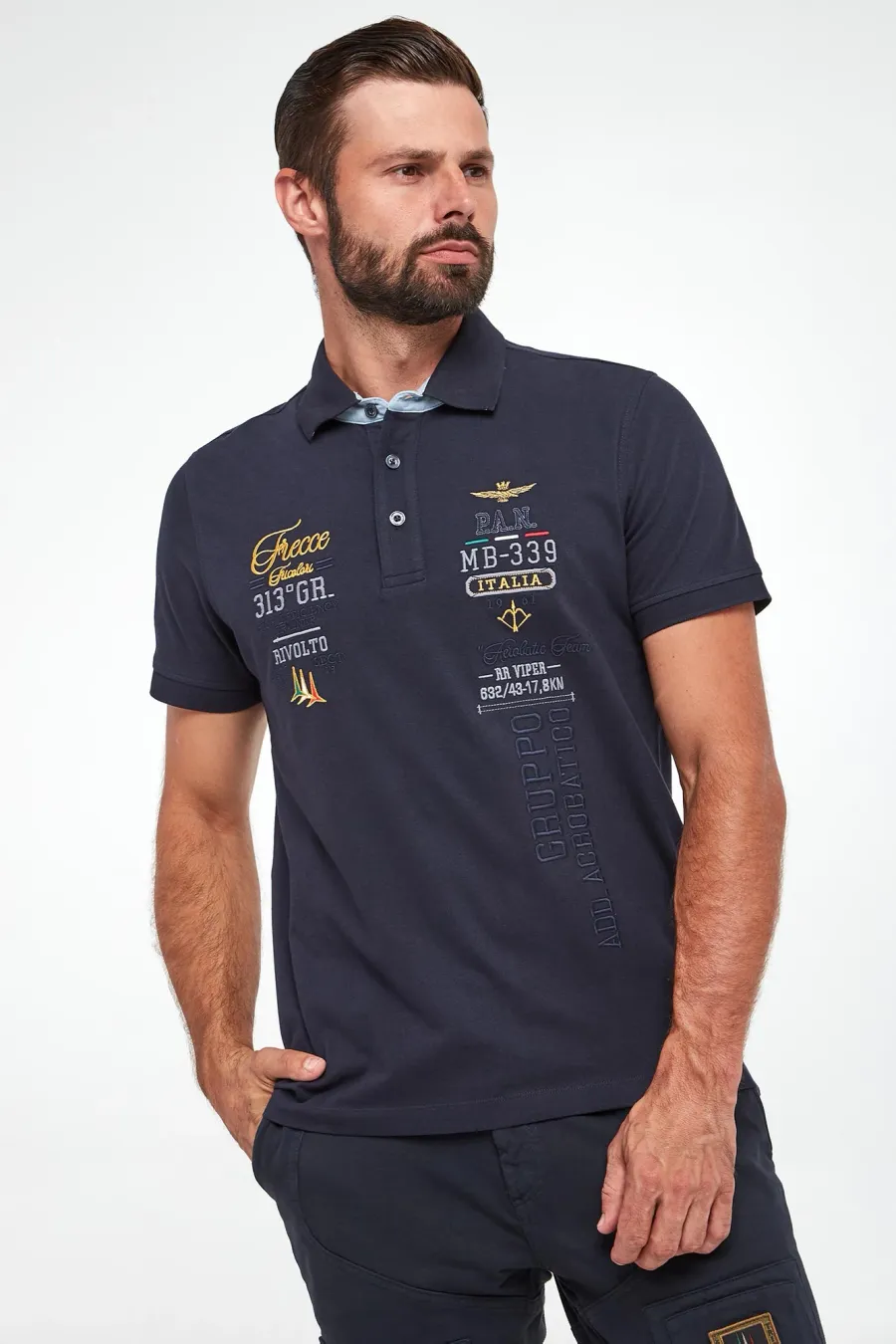 obrazek 1 Polo męskie AERONAUTICA MILITARE Aeronautica Militare