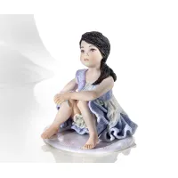 Zdjęcie Figurka porcelanowa kobiety - znak zodiaku ryby - Sibania