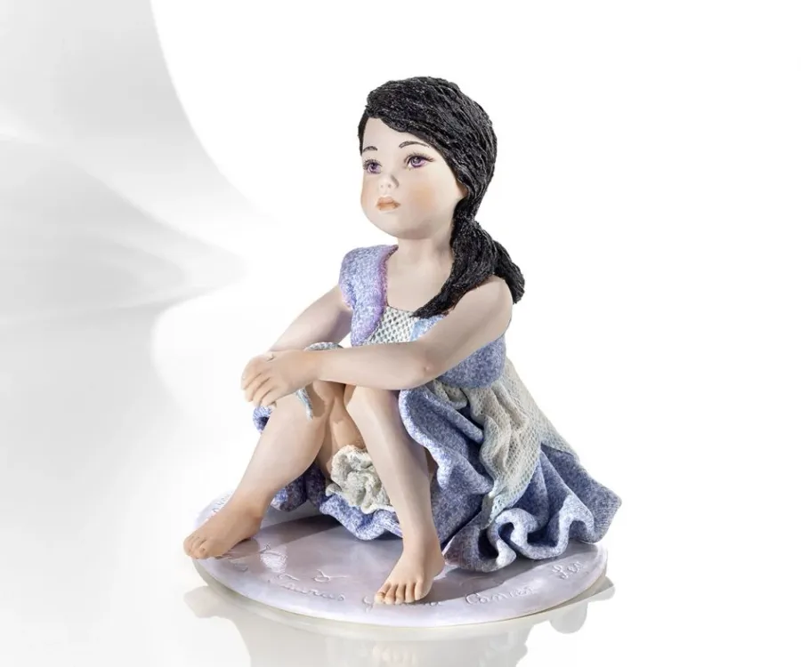 obrazek 1 Figurka porcelanowa kobiety - znak zodiaku ryby - Sibania