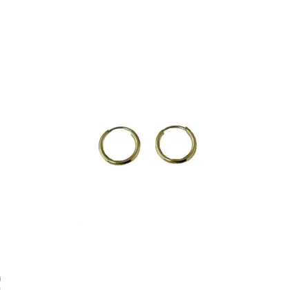 Zdjęcie Wyjątkowe okrągłe kolczyki z ukrytym haczykiem średnica 8mm.