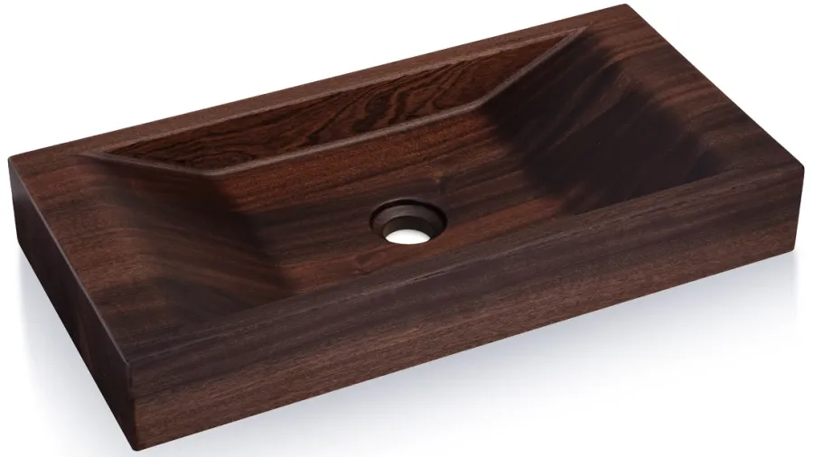 obrazek 1 Oryginalna umywalka 60 cm SIRIUS SAPELLI, lakier matowy, naturalny