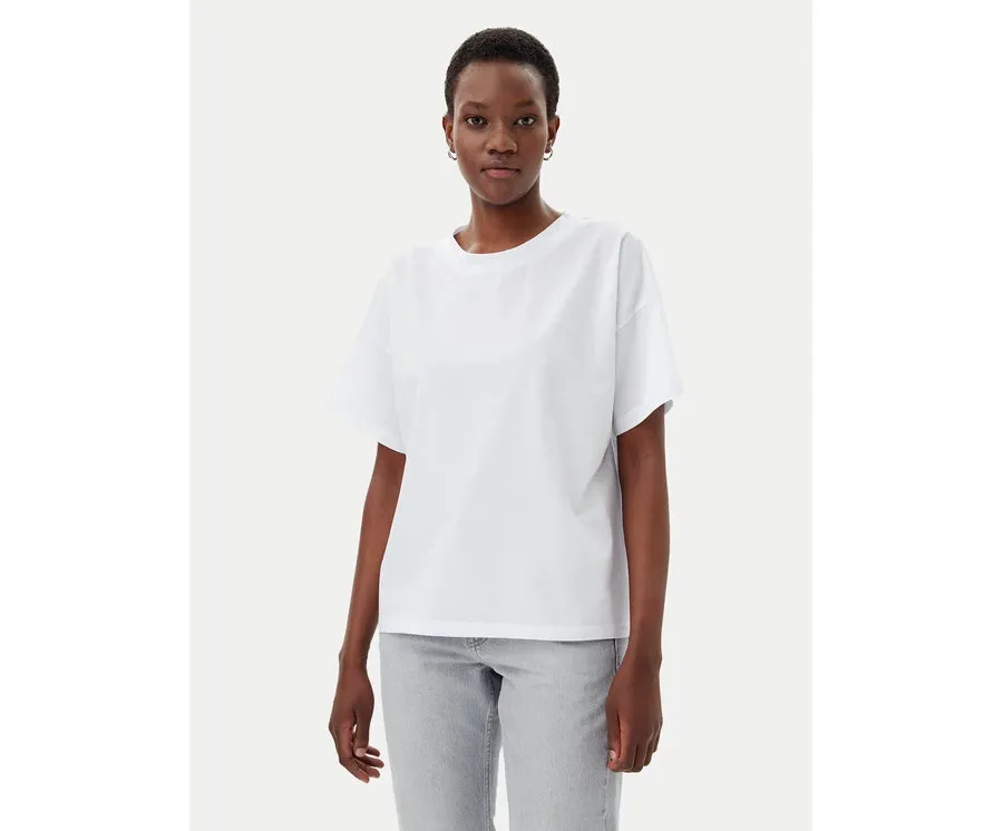 obrazek 1 ViCOLO T-Shirt UD0005 Biały Relaxed Fit