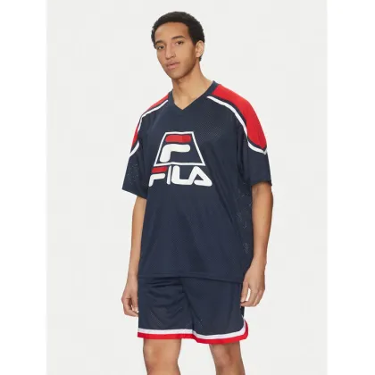 Zdjęcie Fila Szorty sportowe Lommel FAM0920 Granatowy Loose Fit