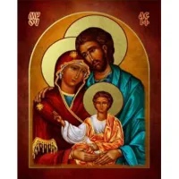 Zdjęcie Stylowa Ikona Prosta Święta Rodzina 20x25 cm