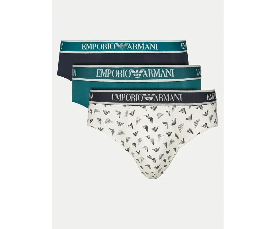 obrazek 1 Emporio Armani Underwear Komplet 3 par slipów EM000369 AF10779 MB092 Kolorowy