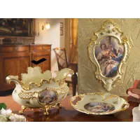 Zdjęcie Ceramiczna patera w barokowym stylu - Bruno Costenaro