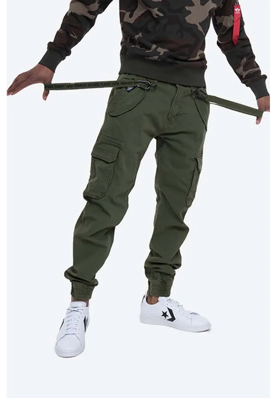 obrazek 1 Alpha Industries spodnie Utility Pant męskie kolor zielony w fasonie cargo 128202.142
