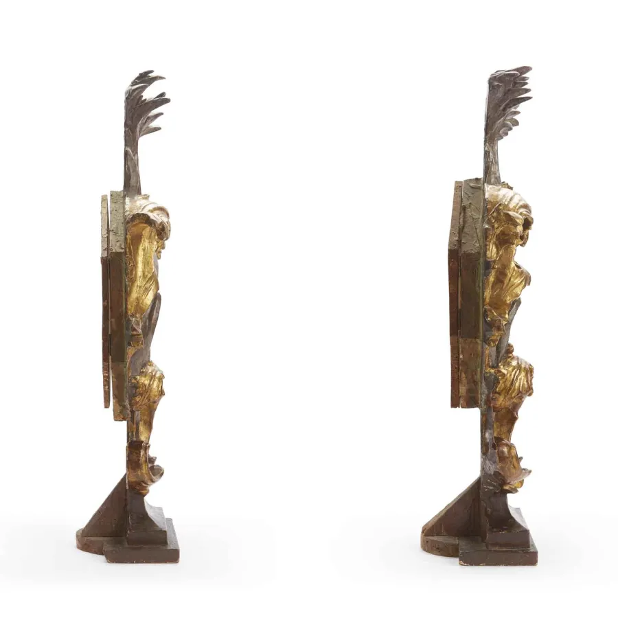 obrazek 5 Stylowa para relikwiarzy włoskich z XVIII wieku