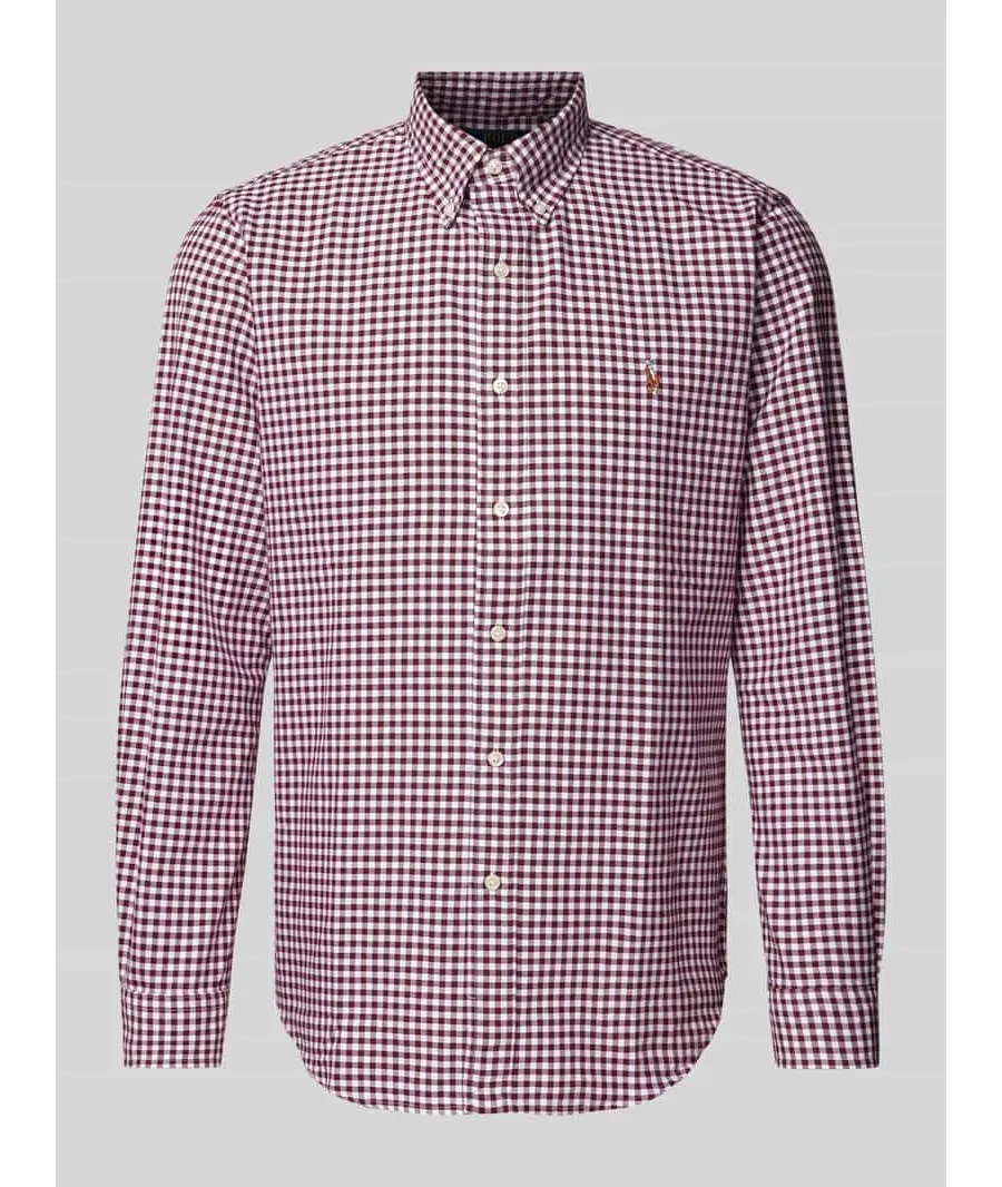 obrazek 1 Koszula casualowa o kroju custom fit ze wzorem w kratę