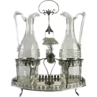 Zdjęcie Starożytny mediolański zestaw na oliwę, 1800 rok