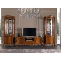 Picture A solid wooden TV cabinet from the Chippendale collection for the living room