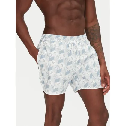 Zdjęcie HUGO Szorty kąpielowe Rik 50533795 Błękitny Regular Fit