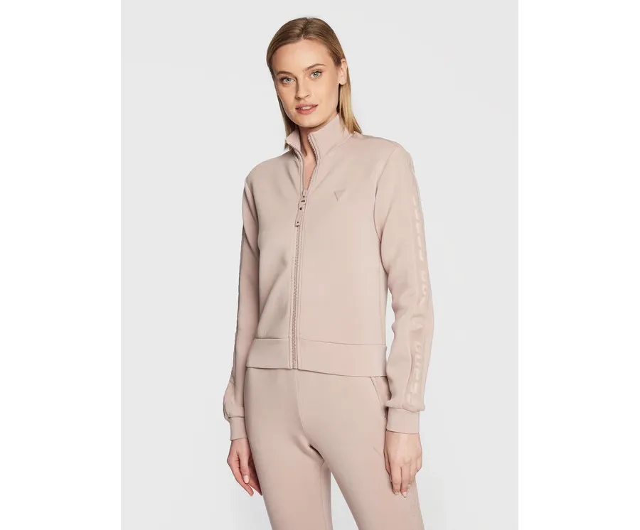 obrazek 1 Guess Bluza New Allie Scuba V2YQ17 K7UW2 Beżowy Regular Fit
