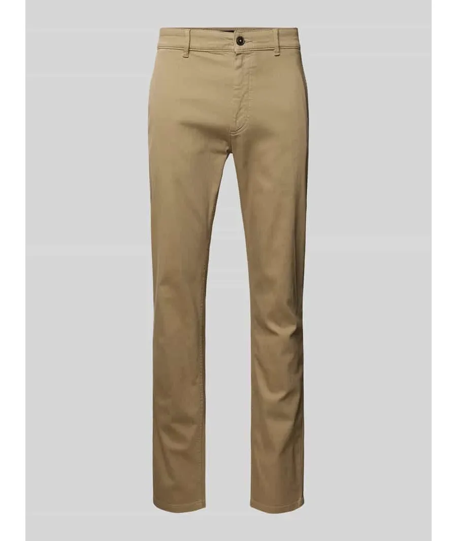 obrazek 1 Chinosy o kroju slim fit ze szlufkami na pasek