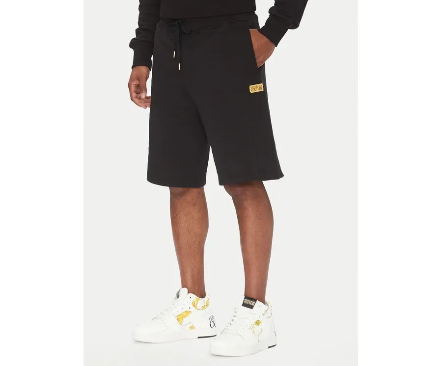 obrazek 1 Versace Jeans Couture Szorty sportowe 78GADT08 Czarny Regular Fit