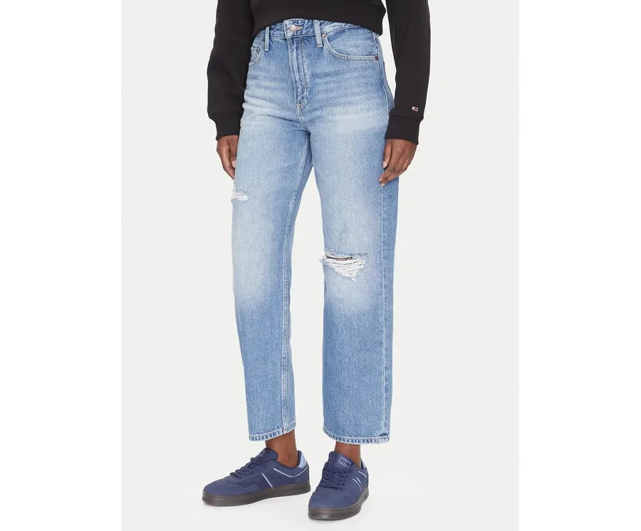 obrazek 1 Tommy Jeans Jeansy Layla DW0DW21278 Niebieski Straight Fit