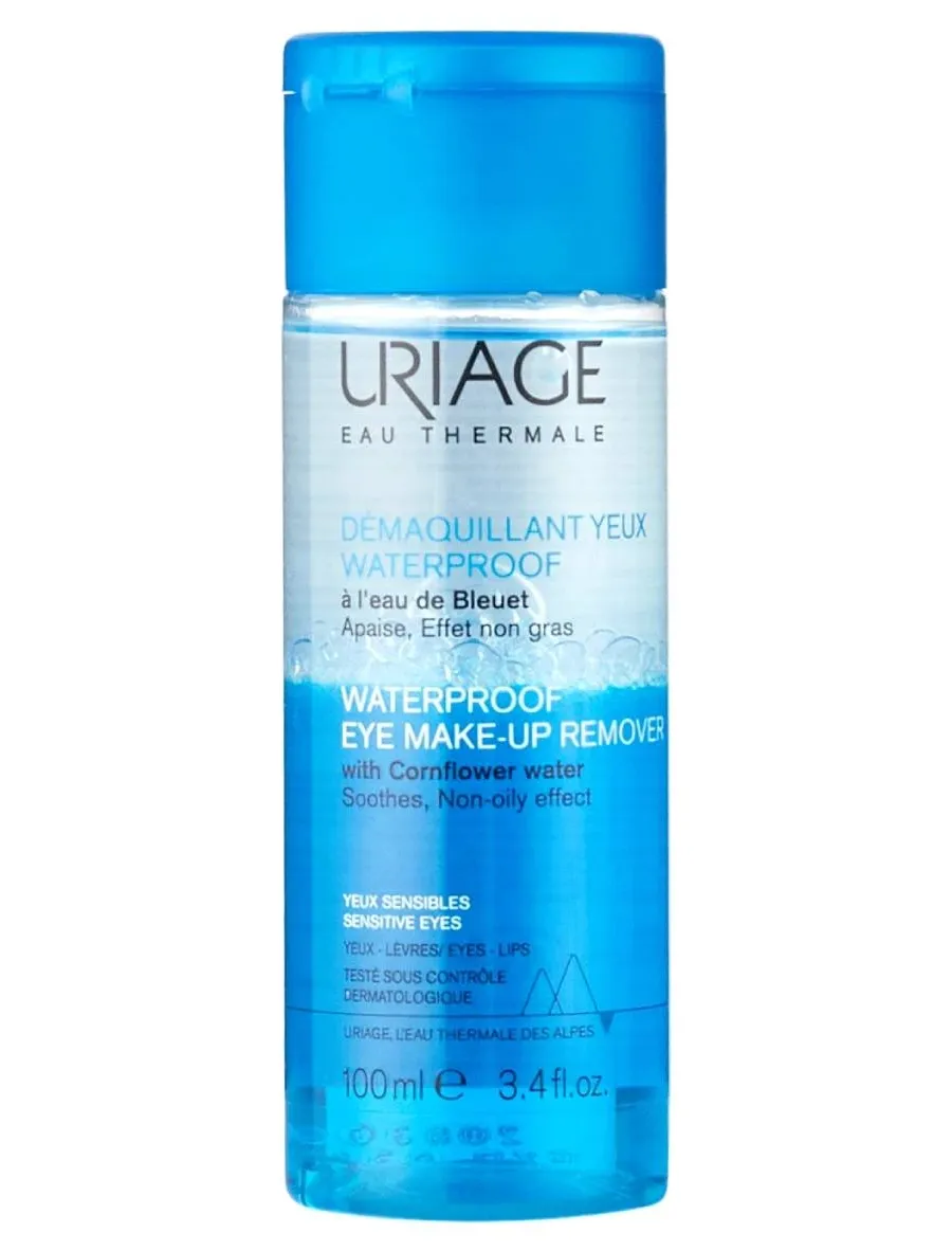 obrazek 1 Uriage Płyn do demakijażu oczu z ekstraktem z bławatka 100 ml