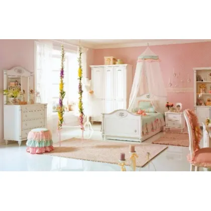 Zdjęcie Ekskluzywny zestaw mebli do sypialni dla dziewczyny - Cilek