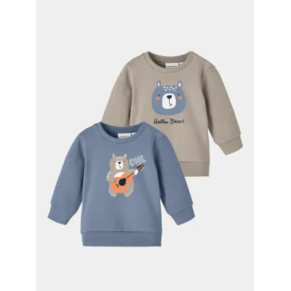 Zdjęcie NAME IT Komplet 2 bluz Vonne 13230689 Kolorowy Regular Fit