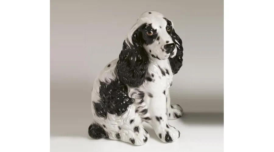 Atrakcyjny ceramiczny Coker Spaniel