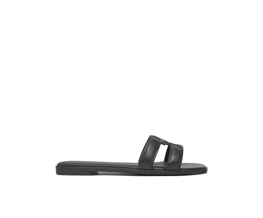obrazek 1 Tommy Hilfiger Klapki Th Logo Strap Mule FW0FW08671 Czarny