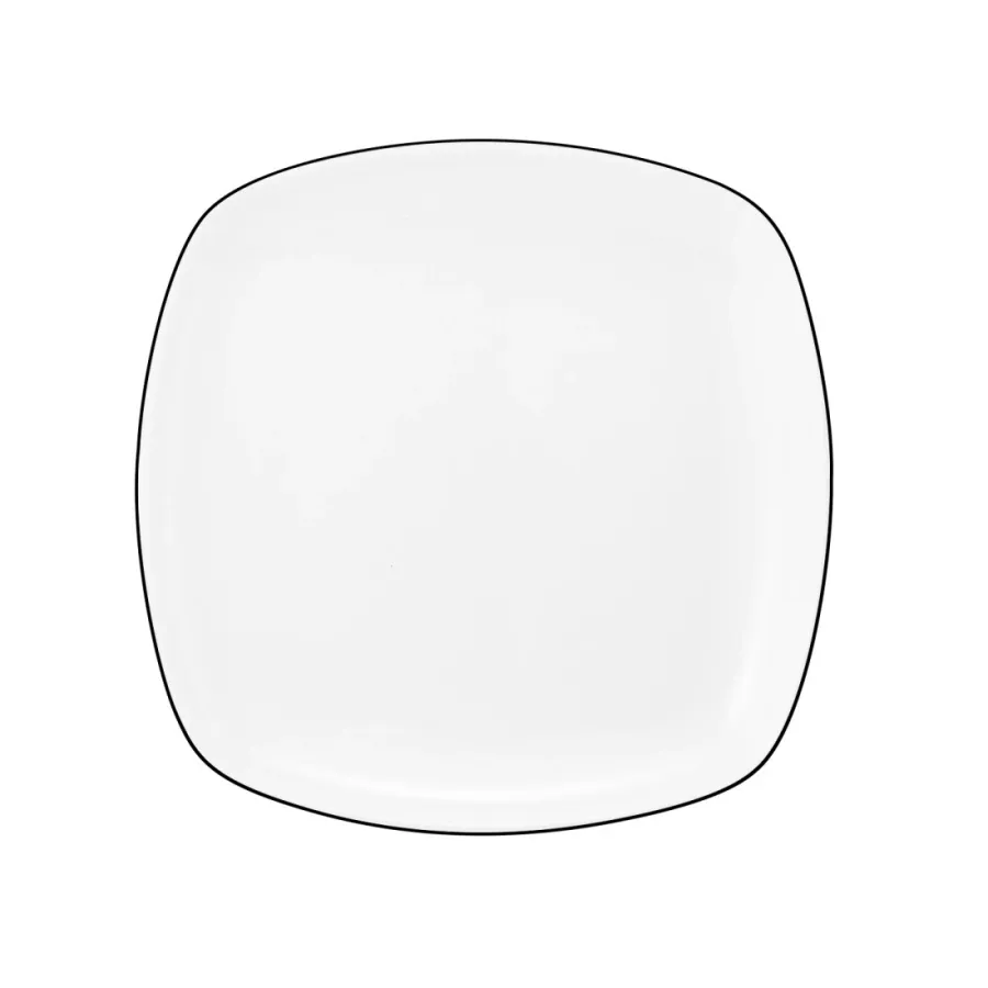 obrazek 1 Kwadratowy porcelanowy talerz na chleb 17,5 cm w stylu nowoczesnym - Seltmann Weiden