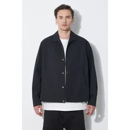 Zdjęcie Neil Barrett kurtka Boxy Coach Jacket męska kolor czarny przejściowa MY11097A-Y039-001N
