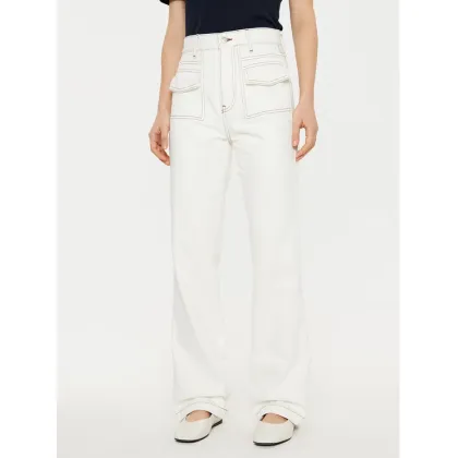 Zdjęcie Tommy Hilfiger Jeansy WW0WW43718 Écru Relaxed Fit
