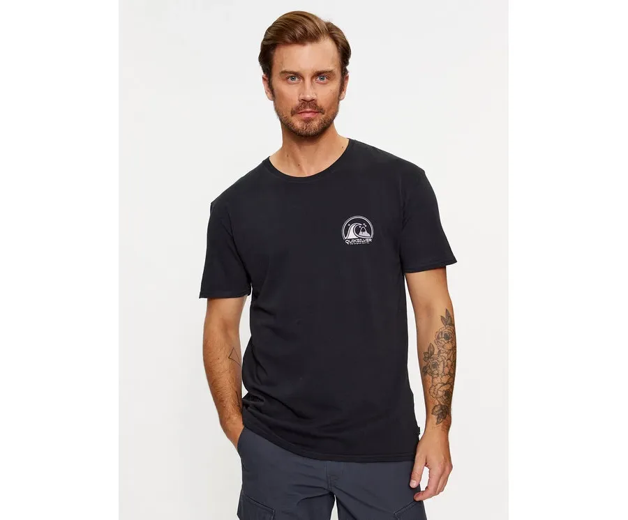 obrazek 1 Quiksilver T-Shirt Cleancircle EQYZT07491 Czarny Regular Fit