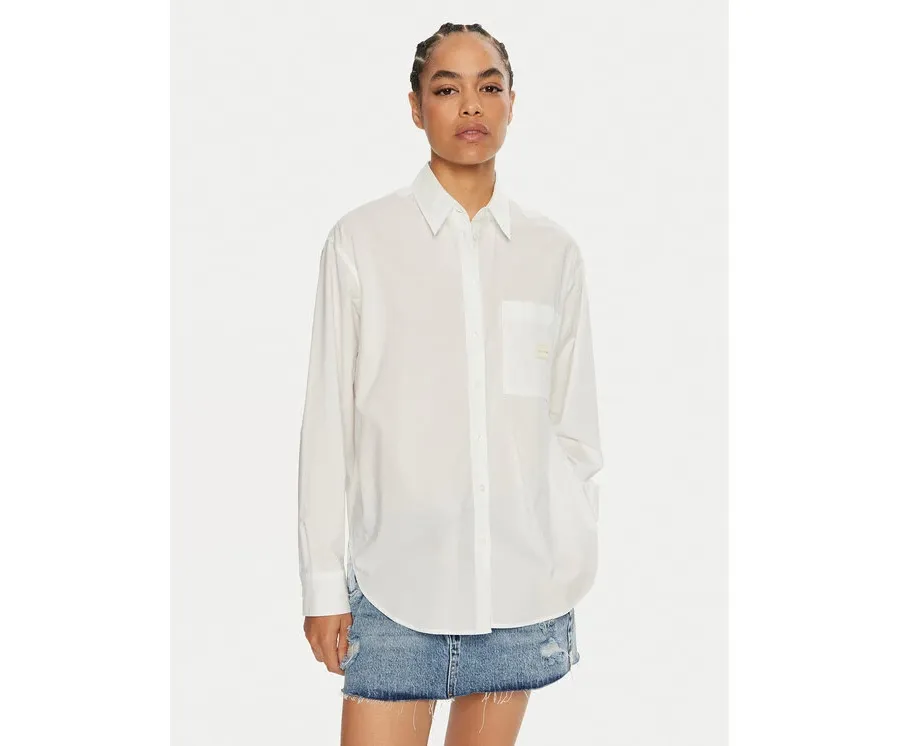 obrazek 1 Calvin Klein Jeans Koszula J20J224436 Biały Relaxed Fit