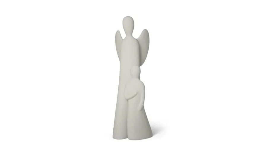 obrazek 2 Niesamowita figurka ceramiczna Anioł Stróż od włoskiej marki