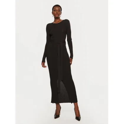 Zdjęcie TWINSET Sukienka dzianinowa 242TP3043 Czarny Slim Fit