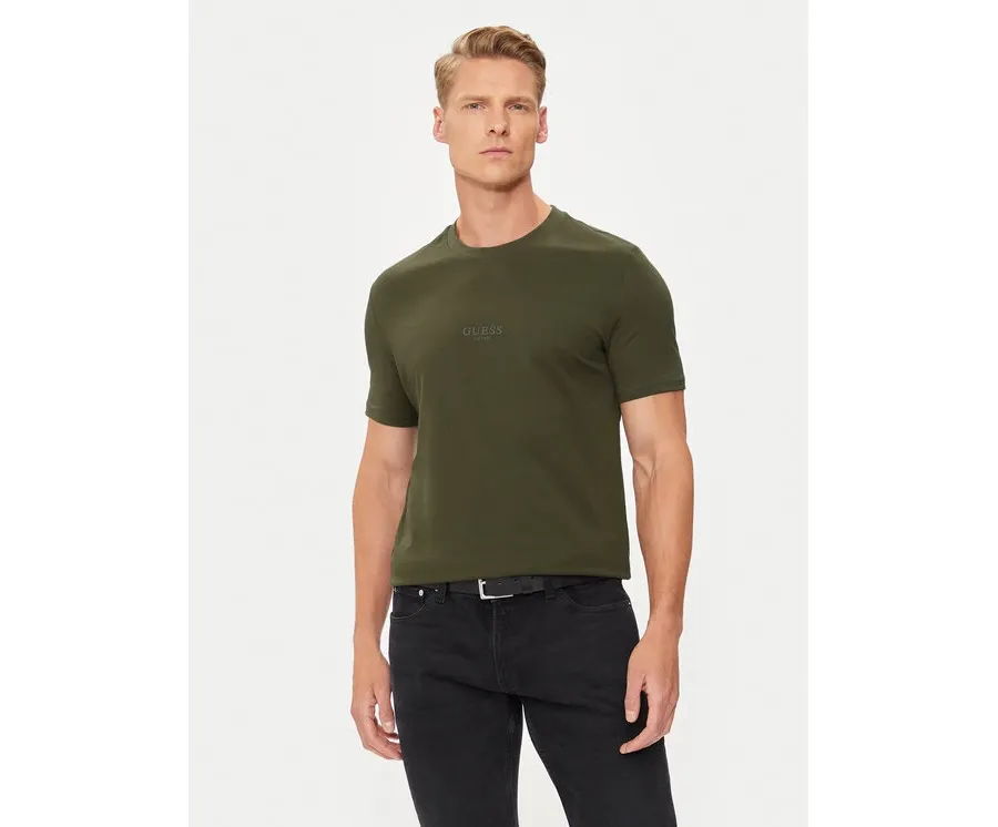 obrazek 1 Guess T-Shirt M2YI72 I3Z14 Zielony Regular Fit