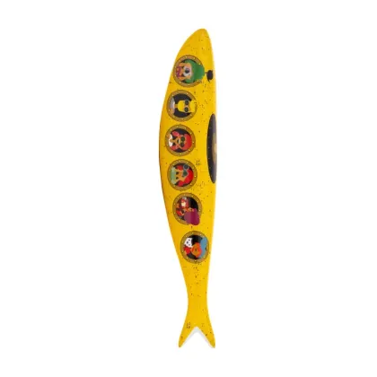 Picture 6 Ceramic sardines - yellow submarine - Bordallo Pinheiro
