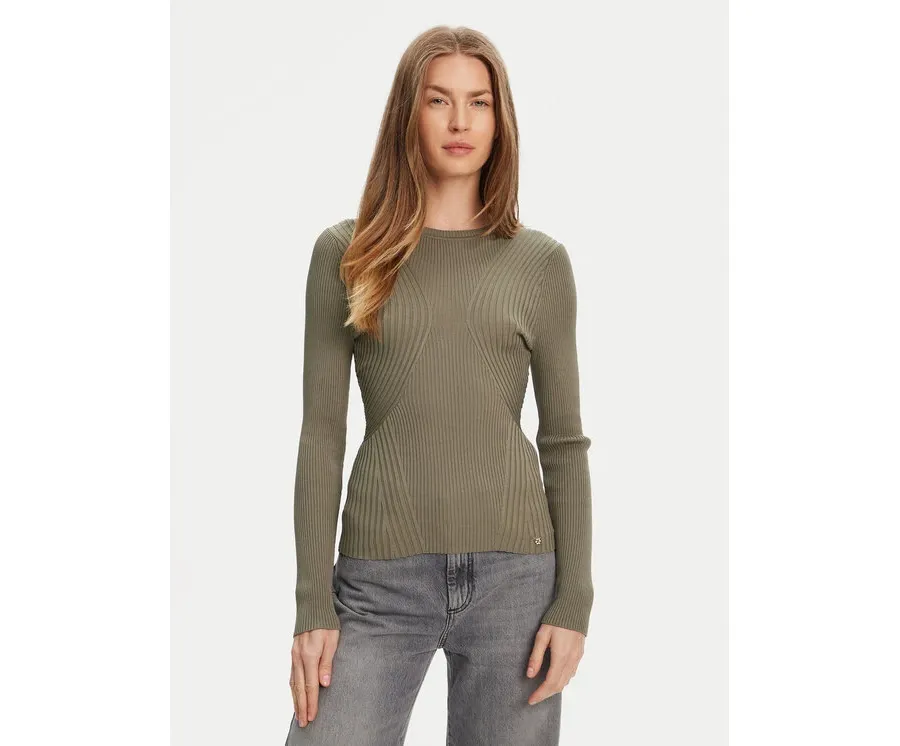 obrazek 1 Guess Sweter W5YR08 Z0040 Zielony Regular Fit