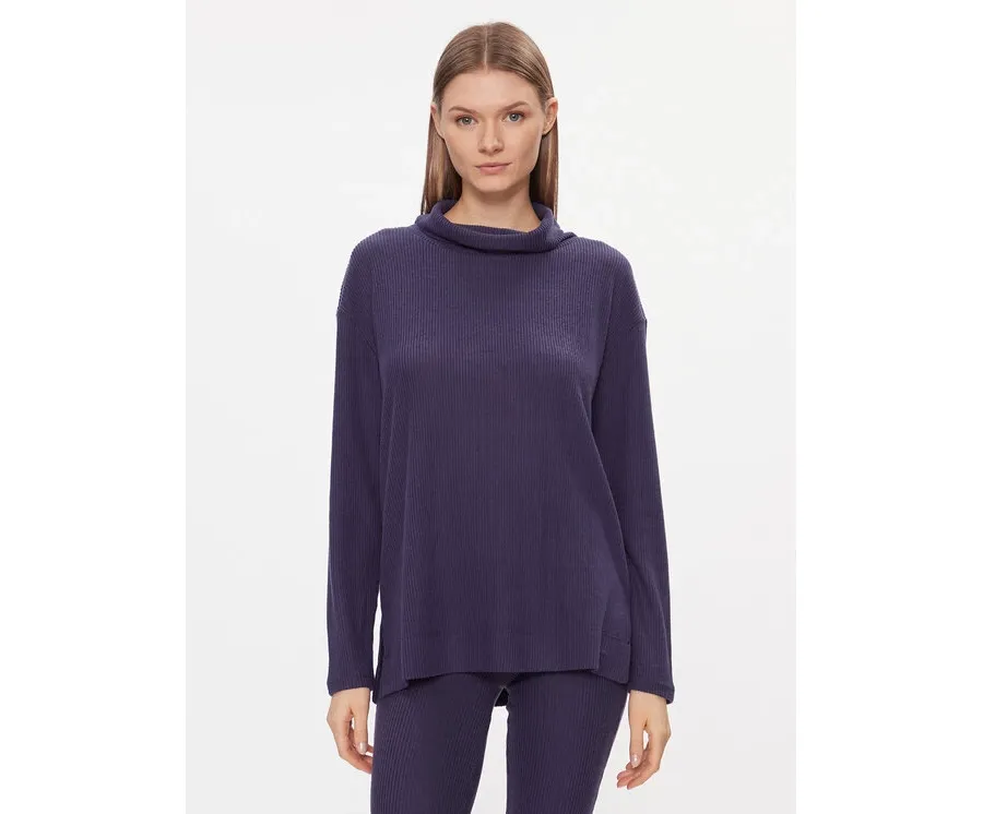 obrazek 1 Triumph Bluza Thermal MyWear Sweater 10216560 Granatowy Regular Fit