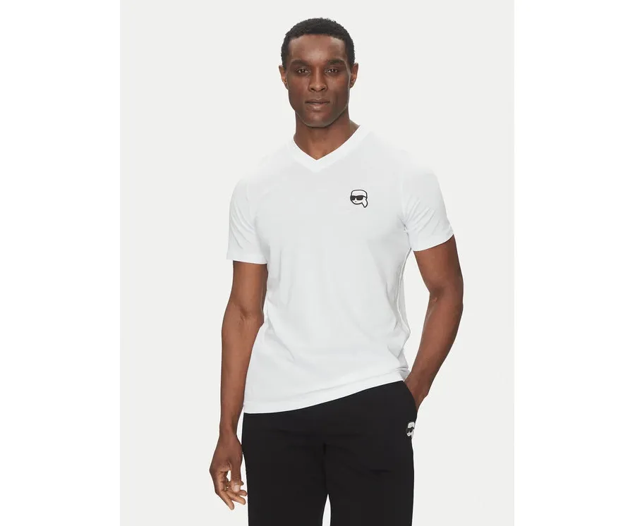 obrazek 1 KARL LAGERFELD T-Shirt 755021 552224 Biały Regular Fit